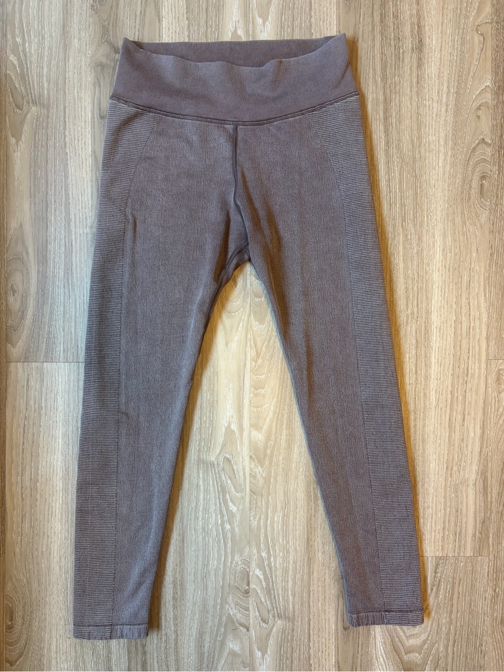 Aerie Offline Women’s Stretch Ribbed Leggings In Mauve Size L